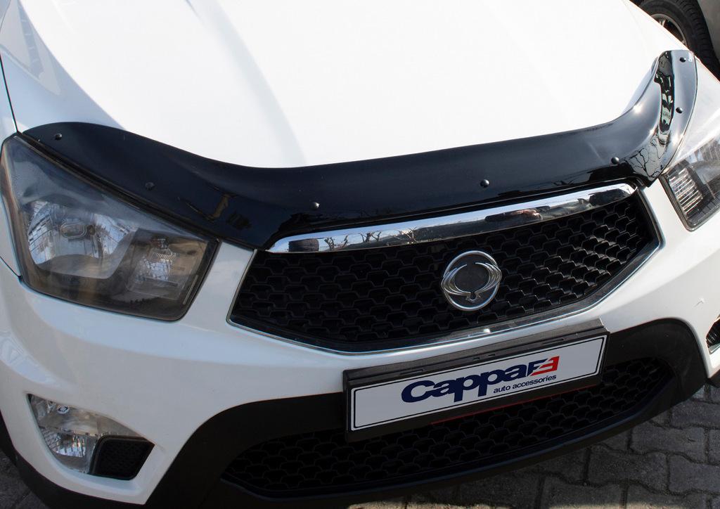 

Дефлектор капота (2013-2018, EuroCap) для SsangYong Action 2006- гг