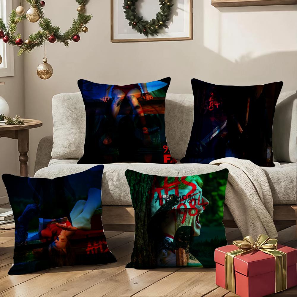 American Horror Story 1984 Cushion Cover Pattern Printed Pillowcase For Living Room Sofa Cushion Cover & Bedroom Decor