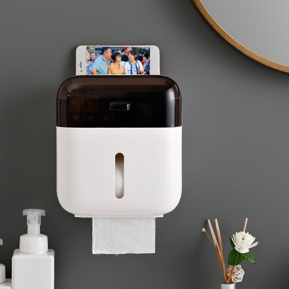 Waterproof Toilet Paper Holder Creative Roll Towels Box Shelf Kitchen Bathroom