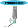 490ml Hanging Pet Water Bottle with 360 Degree Rotatable LeakProof Spout for Small Dog Cats Indoor Outdoor Kennel Use