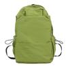 Schoolbag Korean version ins Simple solid color backpack for female junior high school students Large capacity schoolbag Lightweight outdoor travel 