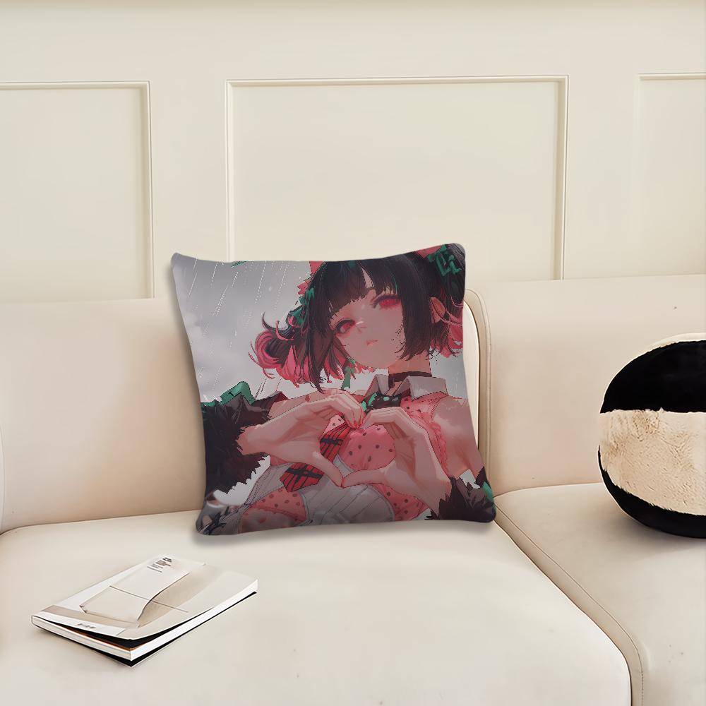 Game Zenless Zone Zero Nangong Yu cushion cover Pillow Cover Decoration Room Home Sofa living Office Car Nordic Simplicity