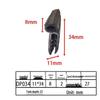 Customizable EPDM U-Shaped Rubber Sealing Strip for Electrical Cabinets and Car Doors