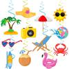 Celebration Beach Summer Paper Hanging Decorations For Birthday Holiday Events