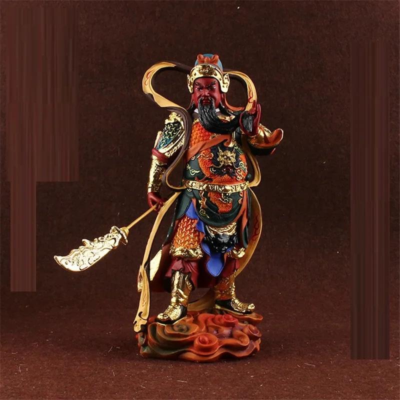 Sangharama Bodhisattva Resin Painting Buddha Statues Dharma Wealth Guan Yu Sculptures