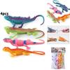 Forest Lizards Chameleon Reptile Model Soft Silicone For Kids And Collectors