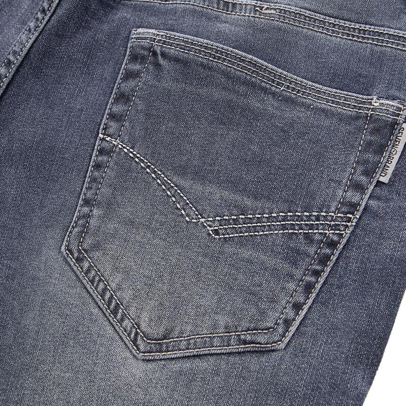 SEVEN Men's High-Elastic Slim Fit Lyocell Blend Jeans