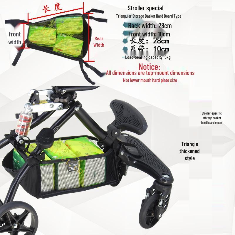 Universal Stroller Storage Basket for Umbrella Strollers and Pushchairs