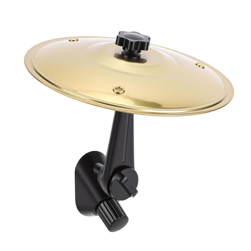 Car Cymbal Air Vent Stainless Steel Dual Ball Joint Dashboard Cymbal Golden with Silicone Pad Golden