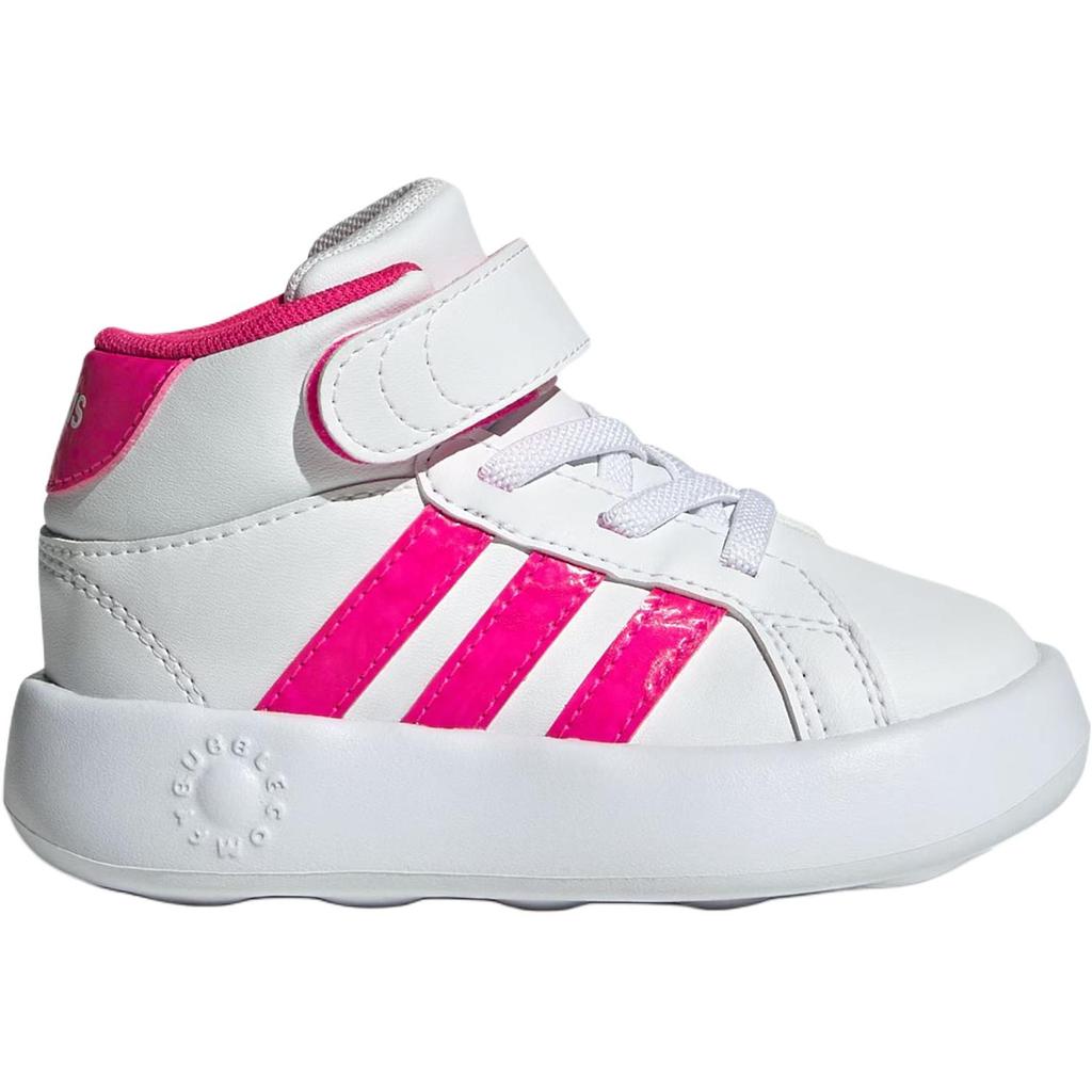 Adidas GRAND COURT Mid top Toddler Shoes White Infant And Toddler JS1682