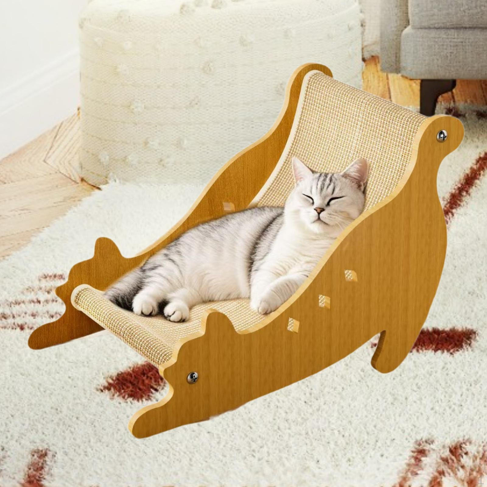 

Функциональный кошачий сизалевый скребок-лежанка для отдыха котенка Size S