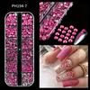 14pcs Resin Rhinestones Colorful Transparent Assorted Sizes Mixed Mini Gems Nail Art DIY Accessories