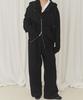 Alkialka Frill Wide Pants (Black)