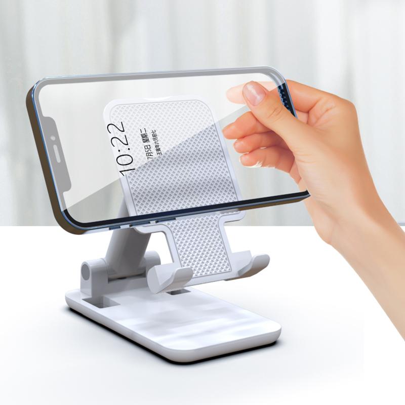 CCT18-L Foldable Cell Phone Holder Stand ABS Angle Adjustable Phone Dock for Desk,Office