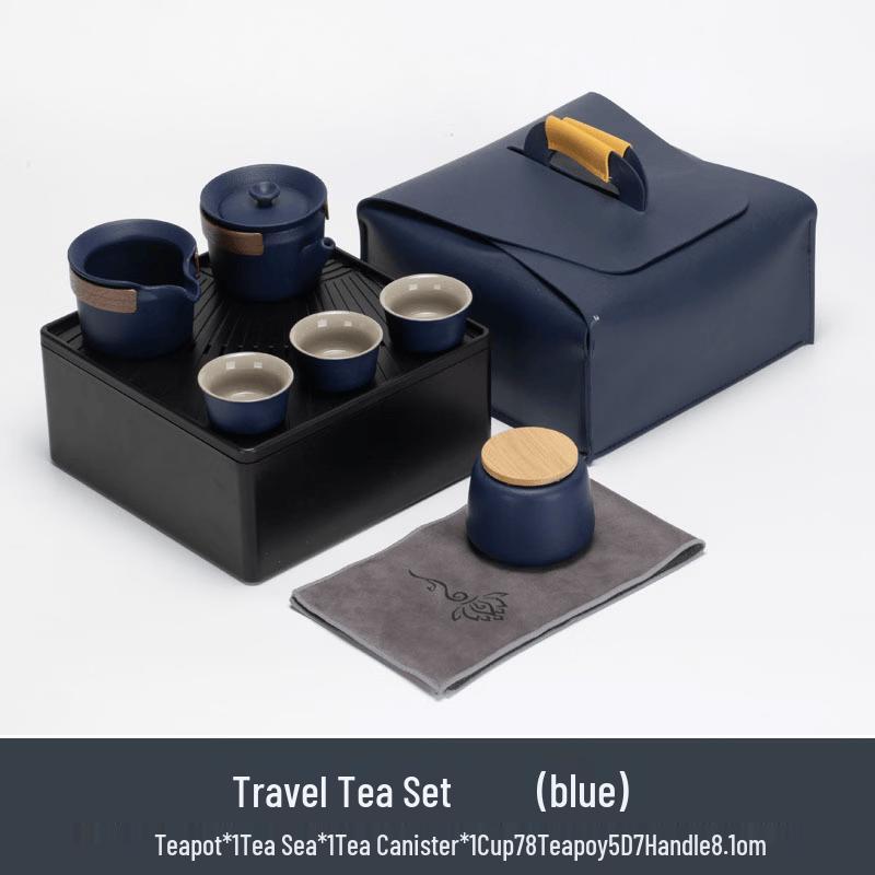 Minimalist Portable Ceramic Tea Set