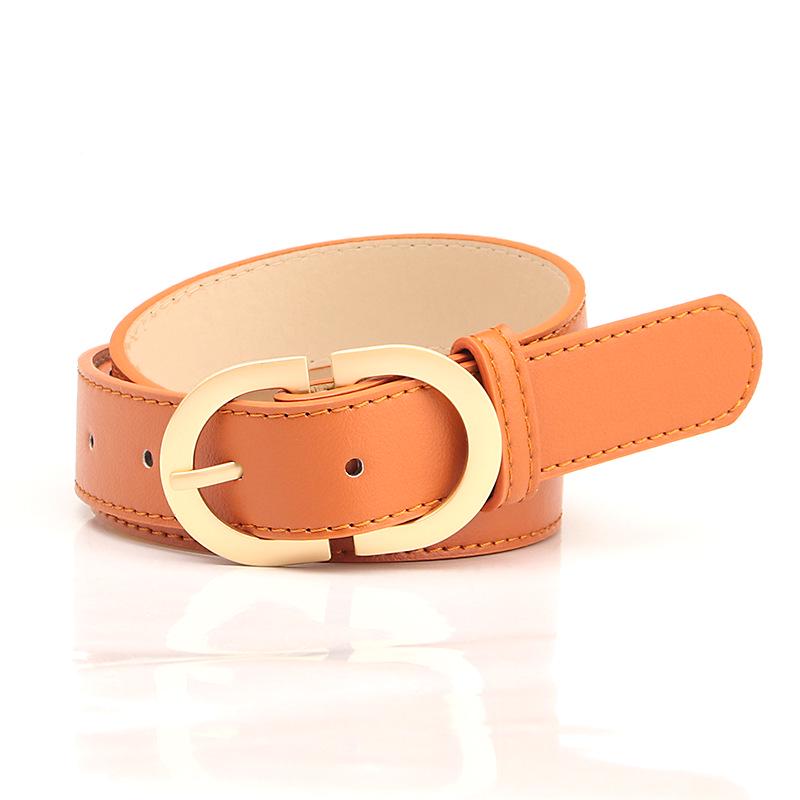 "Korean Style Women's Versatile Imitation Leather Belt – Trendy, Simple, Decorative Waist Accessory"