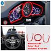 Dashboard Air AC / Lift Button / Cup Holder / Lights Control Panel Cover Trim For Porsche Cayenne 2018 -  Red Accessories