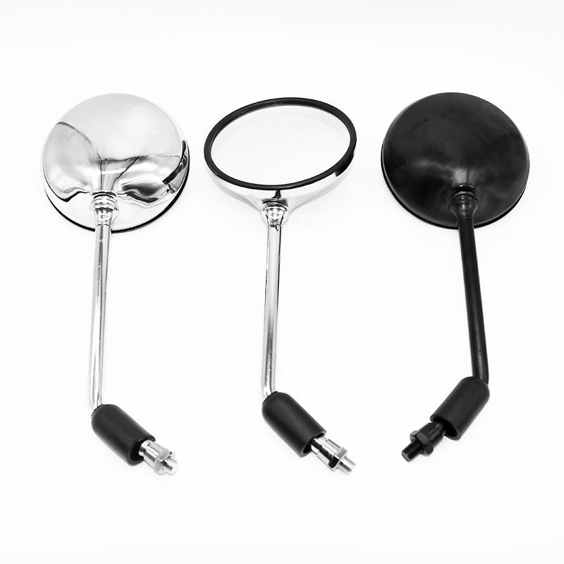 Electric Motorcycle Rearview Mirror, Reflector, Electric Scooter Reversing Mirror, Small Round Mirror, Rear-View Mirror
