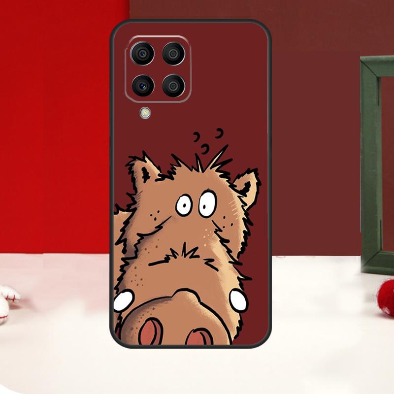 

Cute wild boar funny Cartoon Case For Samsung Galaxy M14 M34 M54 M13 M53 M56 M52 M32 M16 M11 M21 M31 M35 M12 M15 M36 M55 Samsung M56