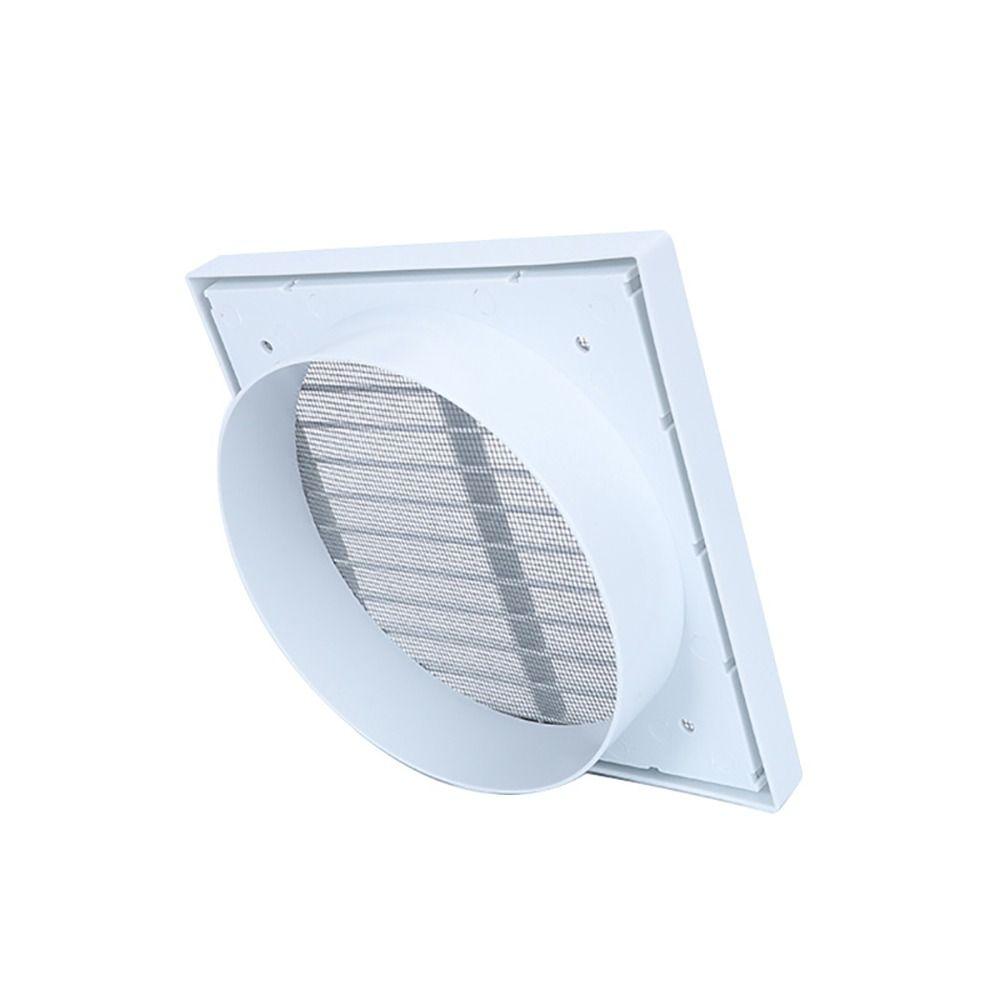 1Pcs Wall Ceiling Grille Air Outlet Pipeline Ventilation Plastic Fresh Air Exhaust Outlet White Grilles Cover