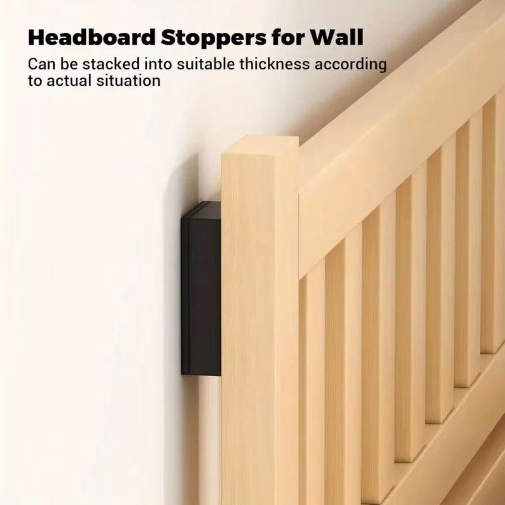 Double-sided Adhesive Furniture Wall Protectors Anti Vibration Shock Protection EVA Foam Pads Black White Headboard Bumper Bench