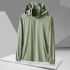 1011 Summer New Sunscreen Clothing Men's Ultra-thin and Breathable Outdoor Ice Silk Sunscreen Clothing Thin Skin Clothing Trendy Brand Jacket