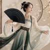 Creative Elegant Folding Bamboo Fan Portable Antique Retro Hand Fan Handmade Lightweight Women's Folding Fan Photography Props