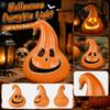 Hohle Jack O Lantern Kürbisdekoration Outdoor Indoor Halloween Party Gartenornament mit hohlem Gesichtsdesign für festliche Atmosphäre