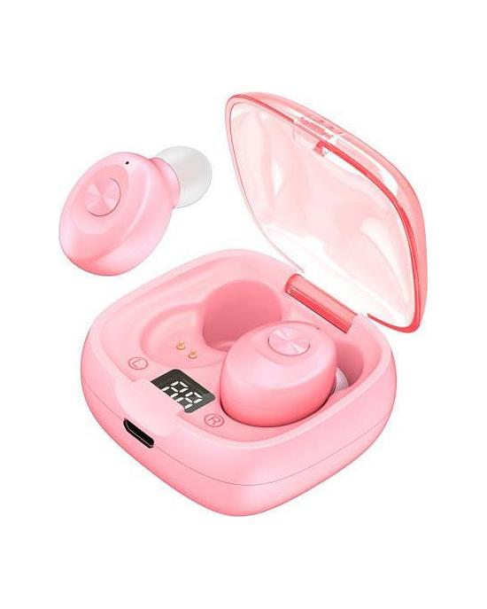 VAORLO Mini-Ohrhörer TWS XG8-Ohrhörer HiFi-Stereomusik mit HD-Mikrofon IPX6 wasserdichter Kopfhörer für Sport-Digitalanzeige