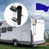 Flagpole Holder Fit Most RVs Ladder Campers Flag Holder for Travel Trailer Heavy Duty Flag Mount with Screws