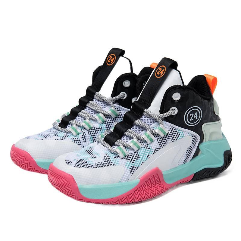 Boys Cool Sneakers 2025 Four Seasons Children's Personalized Breathable Shoes Medium and Older Boys Trendy Fashion Basketball Shoes