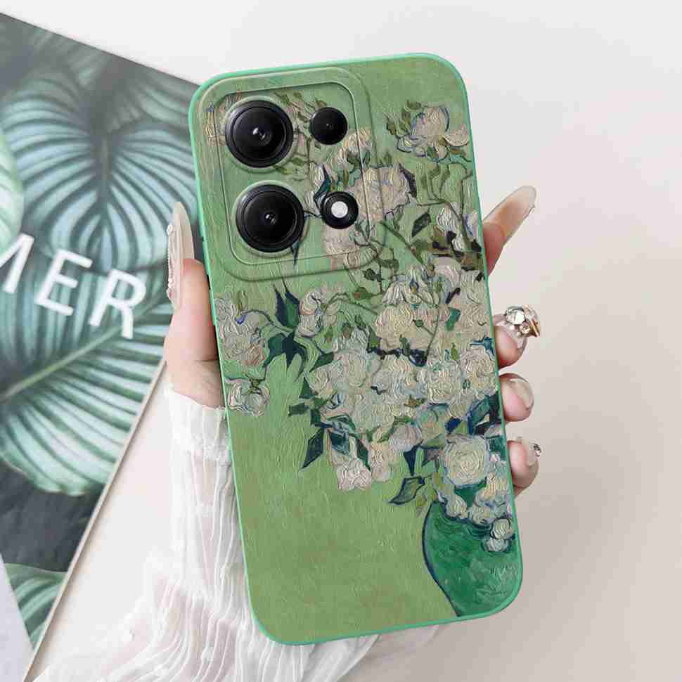 Simple Silicone Case For Redmi Note14S 4G Cute Panda Rabbit Shockproof Back Cover Note14 For Xiaomi Redmi Note 14 14S Cases