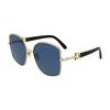 Ferragamo Blue Butterfly Ladies Sunglasses Sf304sn 738 58