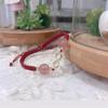Natural Strawberry Crystal Hand Woven Friendship Bracelet Sweet Jewelry For Women Girls