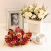 1/3pcs Artificial Flowers Silk Peony Rose Festival Home Room Outdoor Yard garden wreath Wedding bridal bouquet DIY Gifts Decorat