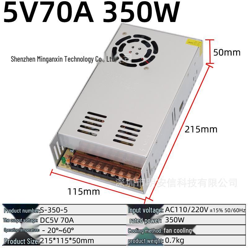 220V to Multi-Voltage Switching Power Supply for LED Strips and Monitors (5V, 12V, 24V, 36V, 48V; 5A-30A)