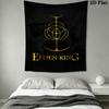 Elden Ring Crown Wall Hanging Printed Fabric Blanket Decorative Tapestries for Bedroom Living Room Home Decor