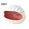 Smooth Glazed Ceramic Ocean Theme Jewelry Tray for Vanity Rings Earrings Necklaces, Decorative Exquisite Gift Women Shell/Conch Trinket Dish, Creative