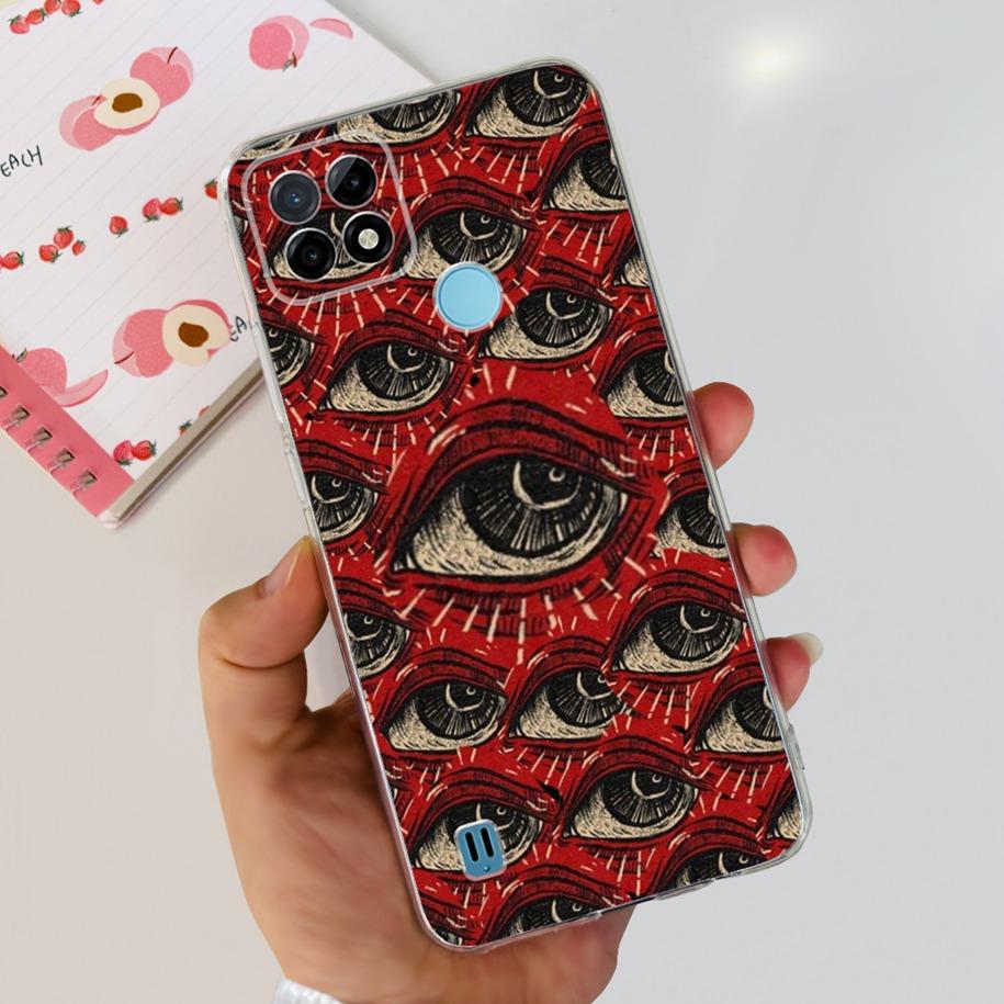 For Realme C21Y Case Realme C21 Phone Case 2023 New Printed Soft Back Cover For Realme C25 C25S C25Y RealmeC21Y Shockproof Coque