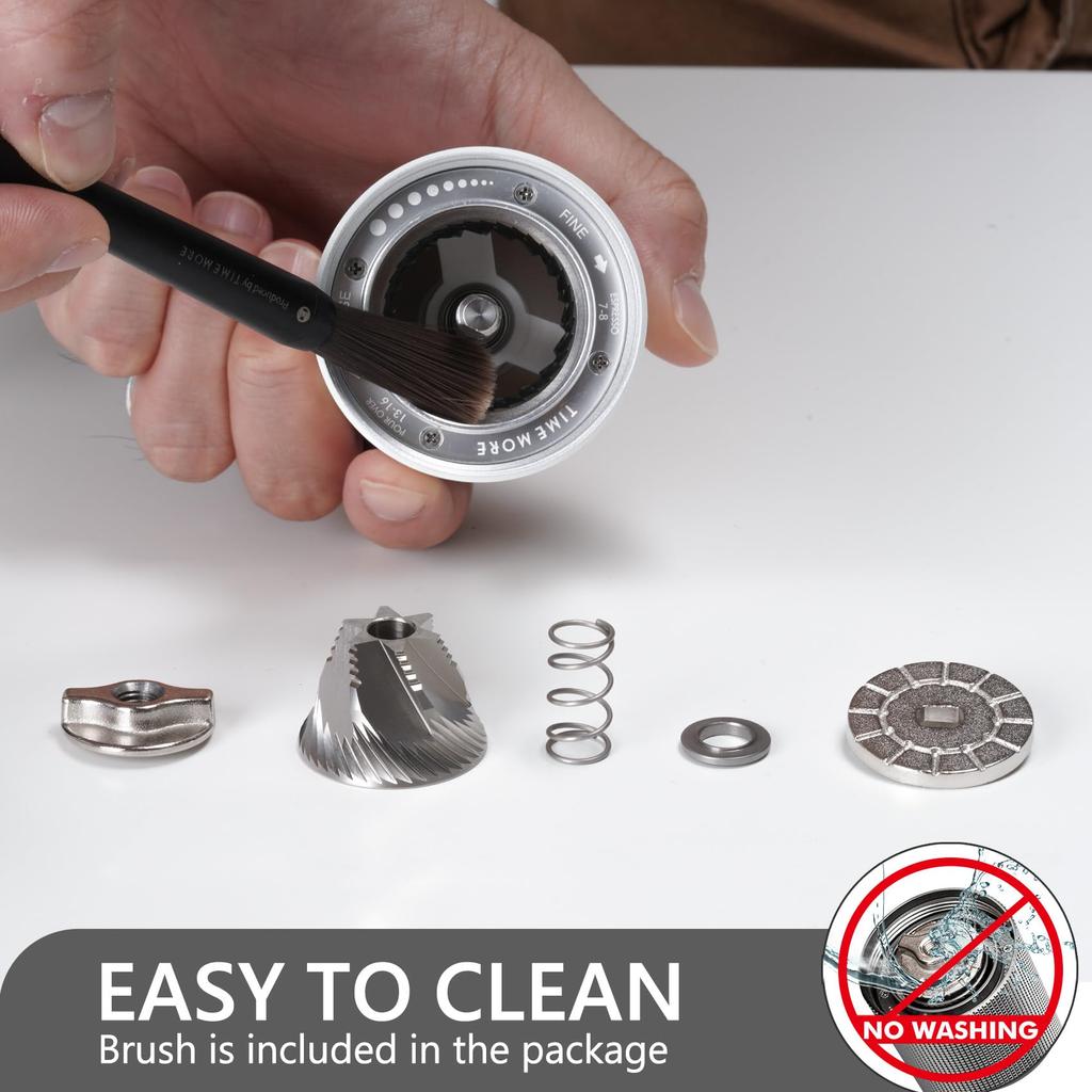 TIMEMORE C3S Manual Coffee Time 36 Levels Adjustable Easy To Stainless Steel Coffee Mill French Press Manual Coffee Grinder Mill, More, Roughness,