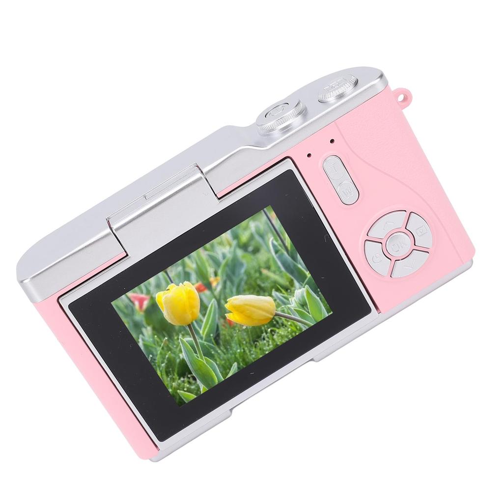 Digital Camera 4K 48MP 18x Zoom Auto   Anti Shake 2.4 Inch Screen Built in Fill Light Compact Students Camera for Daily Travel