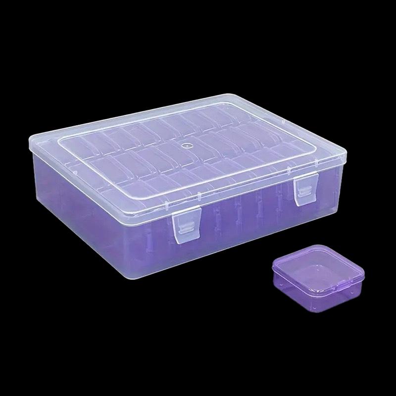 Хранение алмазной мозаики, Коробка-органайзер для бисера и Пластиковый кейс для хранения с откидной крышкой