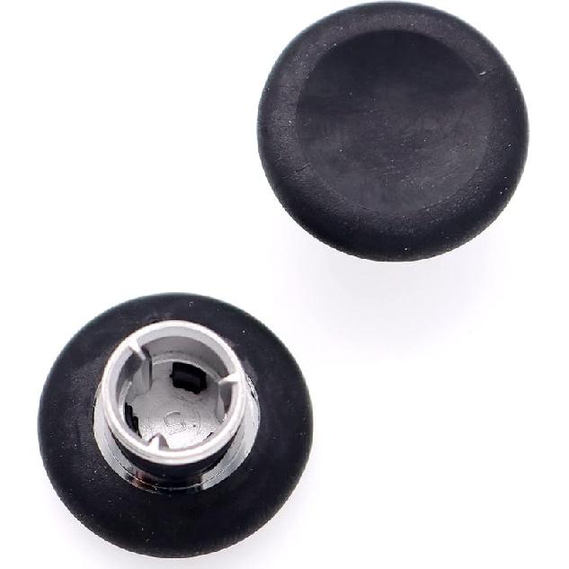 Deal4GO 2-Pack Metal Concave Magnetic Classic Thumbstick Replacement for Xbox Elite Controller Series 2 - Carbon Black Carbon Black