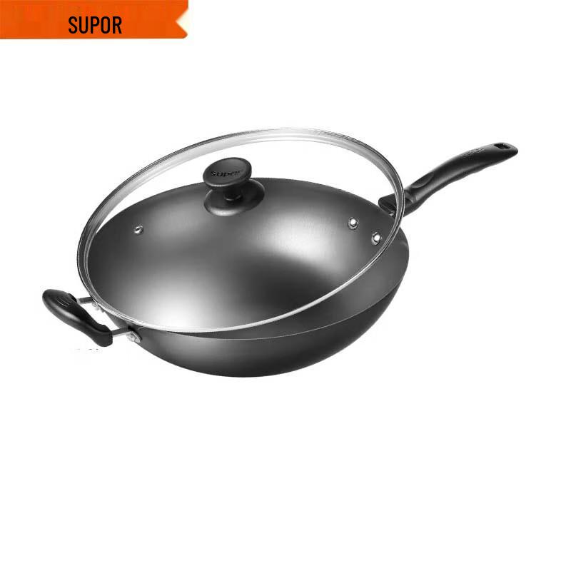 SUPOR 32cm Non-Stick Cast Iron Wok