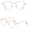 [inventory In Stock] Korean Anti-blue Glasses / Computer Radiation Protection / Round Metal Frame / Women / Men