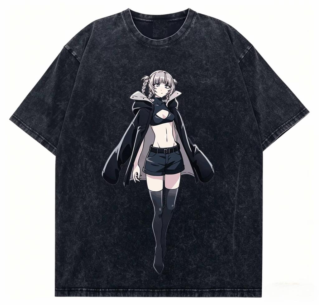 Letnia Wyprzedaż Anime Wezwanie Nocy Płócienna Bawełniana Koszulka Y2k Męska Damska Streetwear Oversize Luźna Wygodna i Wszechstronna