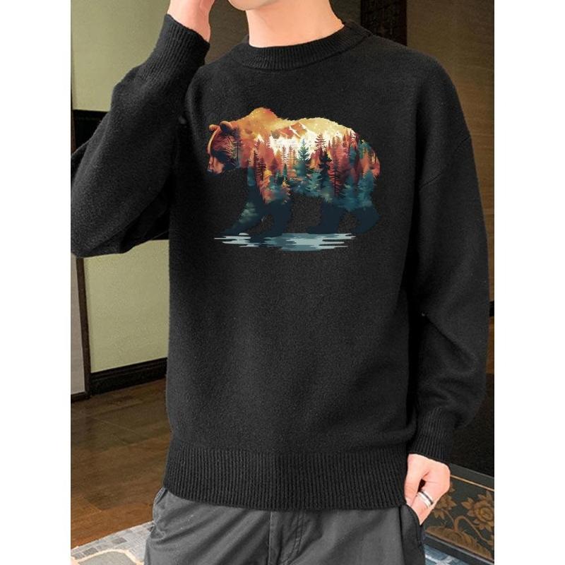 

Men s Slim Fit Sweater, Modern Look XXL чорний