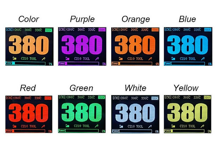Q9 Color Screen 180W Smart Electric Soldering Iron with Constant Temperature Display for Motherboard Flying Lead Soldering