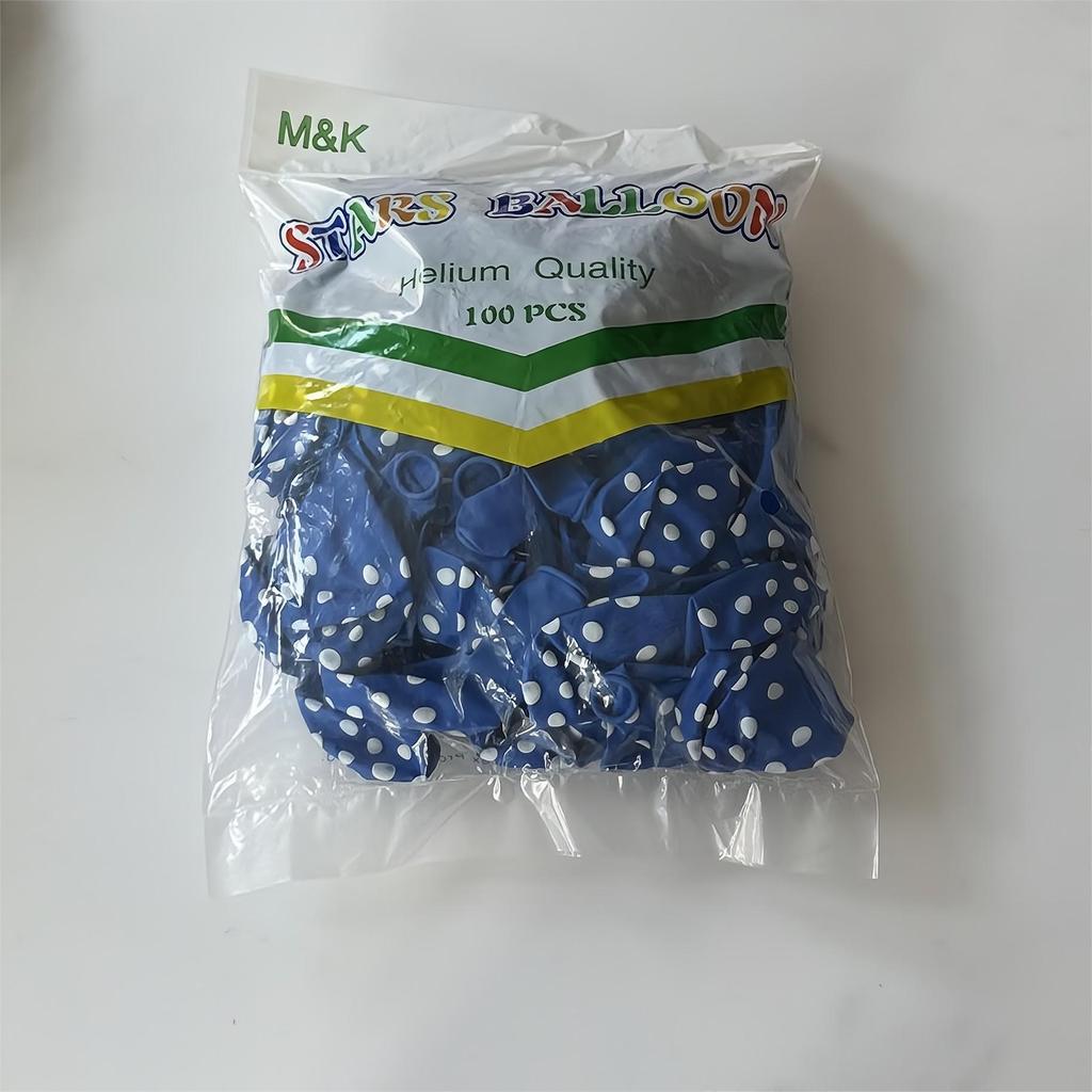 Balões de látex de bolinhas coloridas espessas de 12" para decoração criativa de casamento e quarto