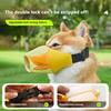 Adjustable Printed Dog Muzzle Breathable Loop Dog Mouth Durable Pet Canvas Mask  For Pet